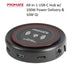 PROMATE All-in-1 USB-C Hub w/ 100W Power Delivery & 10W Qi - Black CENTERHUB.BLK