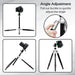 Promate Precise 160 Premium Professional Anodized Aluminium Travel Tripod PRECISE-160