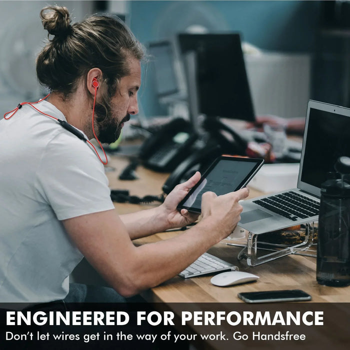 PROMATE Ergonomic In-Ear Stereo Wireless Sport Earphones - Red ROVI.RED - LX2001 - Homewares, Outdoor, Phone Accessories, Cases, Speakers, Headphones + More -