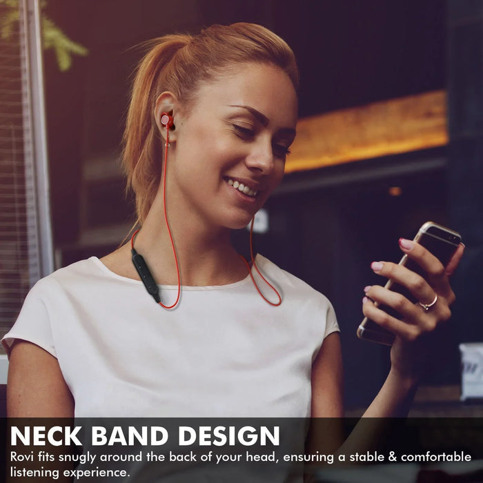 PROMATE Ergonomic In-Ear Stereo Wireless Sport Earphones - Red ROVI.RED - LX2001 - Homewares, Outdoor, Phone Accessories, Cases, Speakers, Headphones + More -