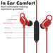 PROMATE Ergonomic In-Ear Stereo Wireless Sport Earphones - Red ROVI.RED - LX2001 - Homewares, Outdoor, Phone Accessories, Cases, Speakers, Headphones + More -