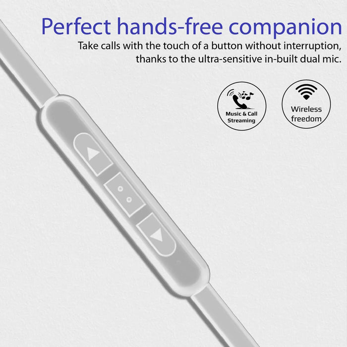 PROMATE HiFi Stereo In-Ear Magnetic Wireless Earbuds Earphones - White VITALLY-4.WHT - LX2001 - Homewares, Outdoor, Phone Accessories, Cases, Speakers, Headphones + More -