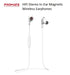 PROMATE HiFi Stereo In-Ear Magnetic Wireless Earbuds Earphones - White VITALLY-4.WHT - LX2001 - Homewares, Outdoor, Phone Accessories, Cases, Speakers, Headphones + More -