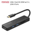 PROMATE USB-C Hub 4K HDMI w/ 2x USB-A Ports - Grey LINKHUB-C.GRY