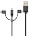 PROMATE MicroUSB USB-C & Lightning Connector USB Cable