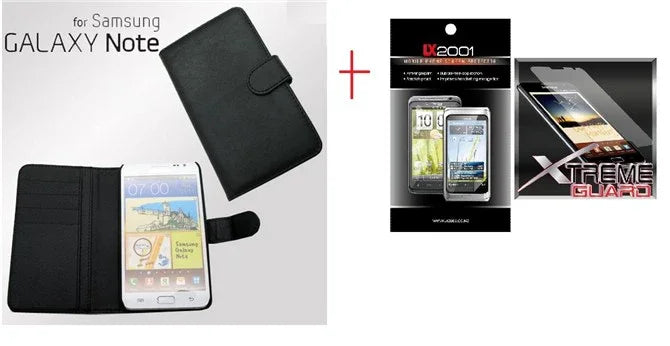 Samsung Galaxy Note Leather Case w/ Slots - LX2001 - Homewares, Outdoor, Phone Accessories, Cases, Speakers, Headphones + More -
