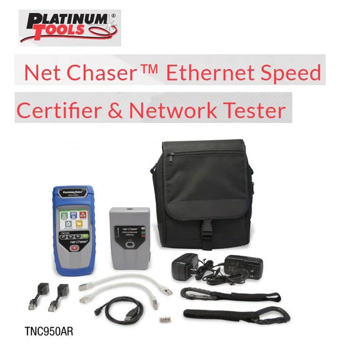 Platinum Tools TNC950AR Net Chaser Ethernet Speed Certifier & Network Tester TNC950AR - LX2001 - Homewares, Outdoor, Phone Accessories, Cases, Speakers, Headphones + More -