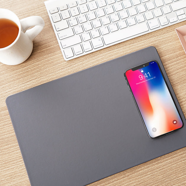 Pout Hands3 Wireless Charging Mouse Pad - Dust Gray POUT-00801DG 8809418160434 - LX2001 - Homewares, Outdoor, Phone Accessories, Cases, Speakers, Headphones + More -