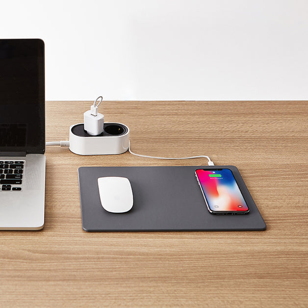 Pout Hands3 Wireless Charging Mouse Pad - Dust Gray POUT-00801DG 8809418160434 - LX2001 - Homewares, Outdoor, Phone Accessories, Cases, Speakers, Headphones + More -