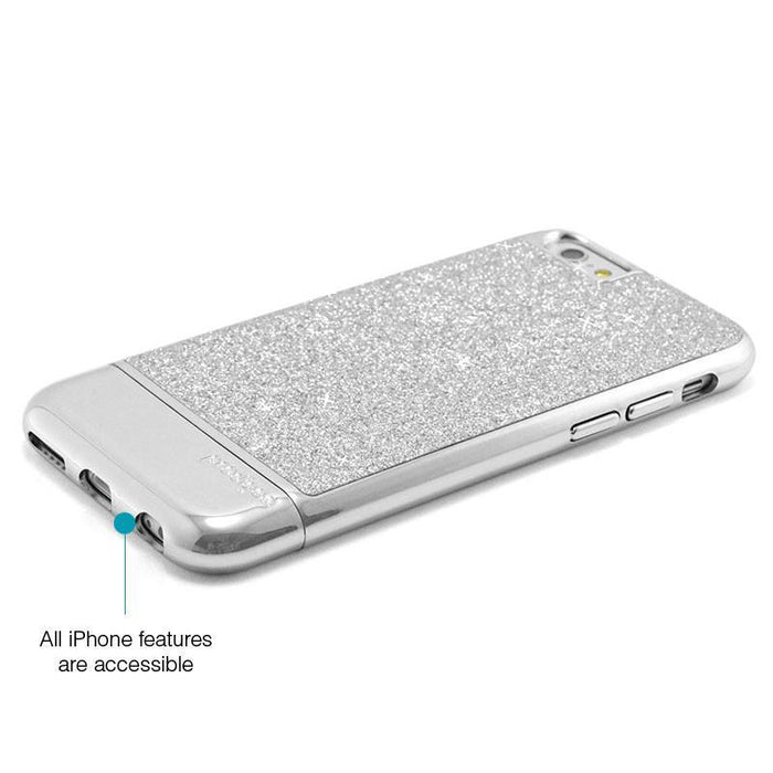 Prodigee Apple iPhone 6S 6 Sparkle Fusion Case - Silver - LX2001 - Homewares, Outdoor, Phone Accessories, Cases, Speakers, Headphones + More -
