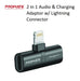 Promate 2-In-1 Audio & Charging Adaptor w/ Lightning Connector - Black IHINGE-LT.BLK