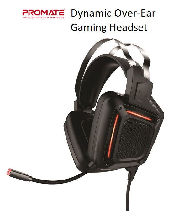 Promate Dynamic Over-Ear Gaming Headset w/ Microphone KARMA.BLK