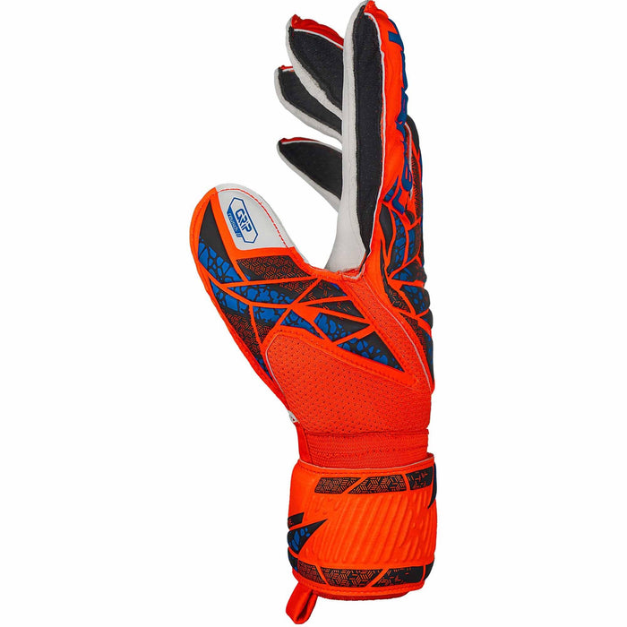 Reusch Attrakt Grip Orange/Blue Soccer Football Goalkeeper Gloves - Size 8 - LX2001 - Homewares, Outdoor, Phone Accessories, Cases, Speakers, Headphones + More -