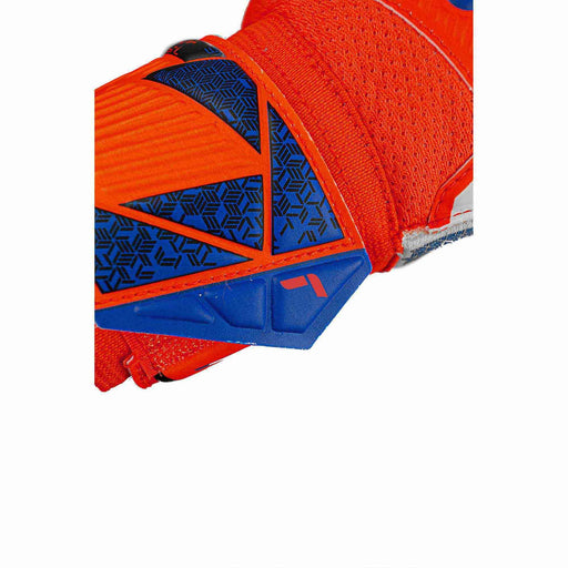 Reusch Attrakt Grip Orange/Blue Soccer Football Goalkeeper Gloves - Size 8 - LX2001 - Homewares, Outdoor, Phone Accessories, Cases, Speakers, Headphones + More -