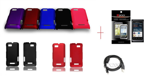 Motorola Defy Mini Rubber Case USB PC Cable