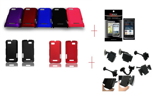 Motorola Defy Mini XT320 Rubber Case Car Holder