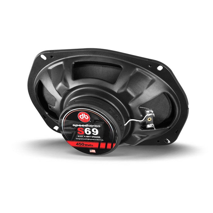 Db Drive 6X9" Speakers 125W Rms Pair Speed Series 4 Way