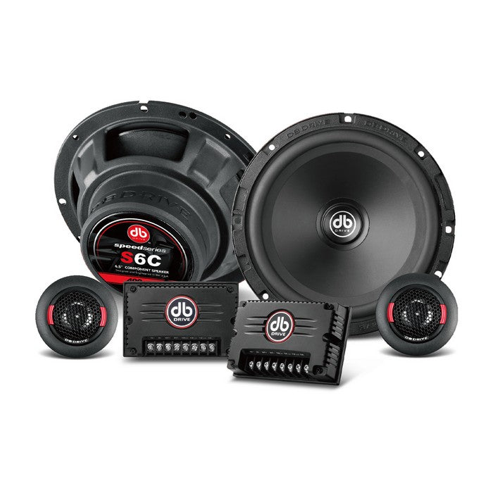 Db Drive 6.5" Component Speakers 90W Rms Pair Speed Series