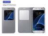 Samsung Galaxy S7 S View Flip Case - Silver EF-CG930PSEGWW