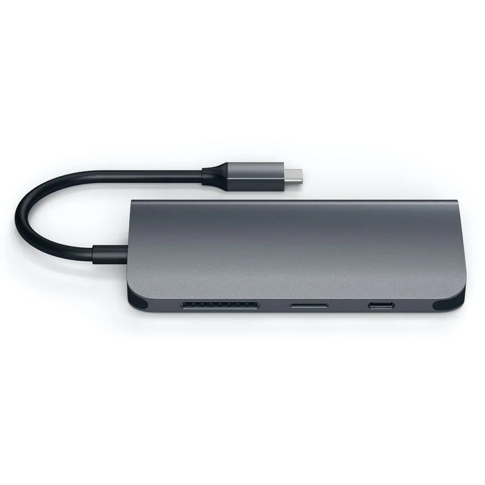 SATECHI Type-C Multimedia Adaptor Hub w/ 4K HDMI + Ethernet Ports - Space Grey ST-TCMM8PAM 879961007317 - LX2001 - Homewares, Outdoor, Phone Accessories, Cases, Speakers, Headphones + More -