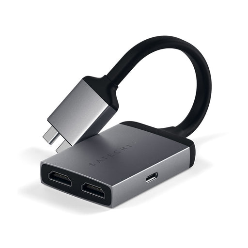 SATECHI USB-C to Dual HDMI Adapter - Space Grey ST-TCDHAM 879961003982