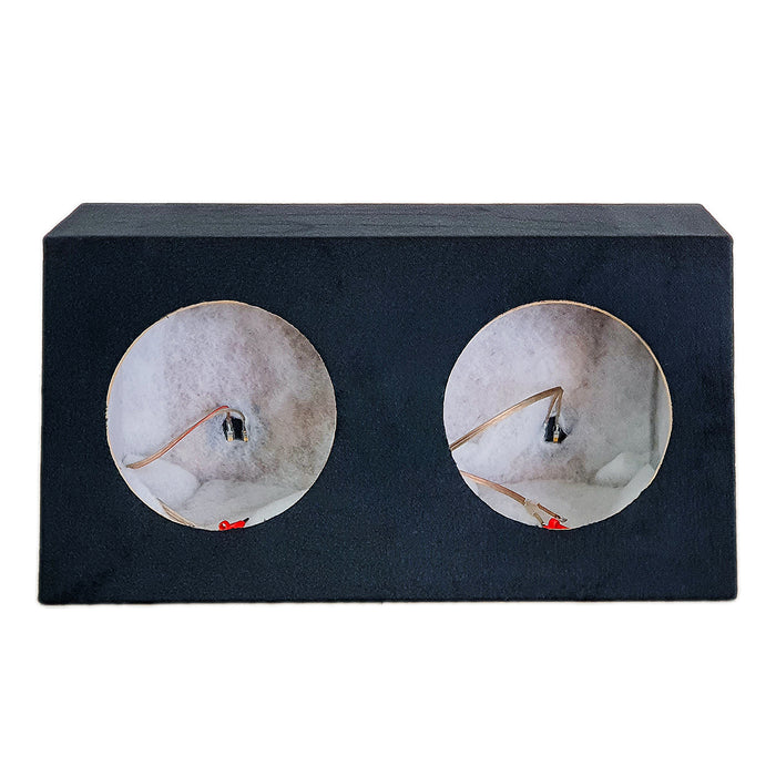 RAPTOR SUBWOOFER BOX FOR 2 x 10" SUB DOUBLE BLACK