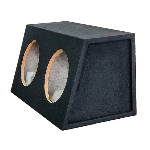 RAPTOR SUBWOOFER BOX FOR 2 x 10" SUB DOUBLE BLACK