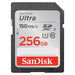 Sandisk Ultra Sdhc Sd Card 256Gb Up To 150Mb/S Class 10 - LX2001 - Homewares, Outdoor, Phone Accessories, Cases, Speakers, Headphones + More -