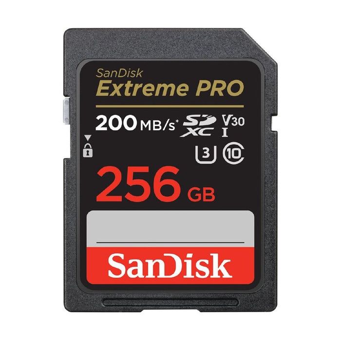 Sandisk Extreme Pro Sdxc 256Gb Up To R200Mb/S W140Mb/S Sd Card Uhs-I V30