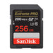 Sandisk Extreme Pro Sdxc 256Gb Up To R200Mb/S W140Mb/S Sd Card Uhs-I V30