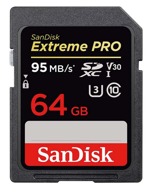 Sandisk 64GB SD CARD Extreme PRO SDXC UP TO R170MB/S W90MB/S UHS-I V30