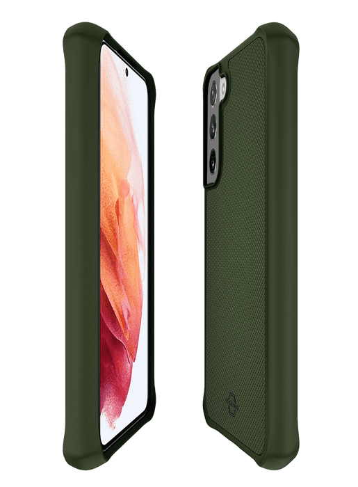 ITSKINS Samsung S22+ S22 Plus Case Mag Ballistic Olive Green