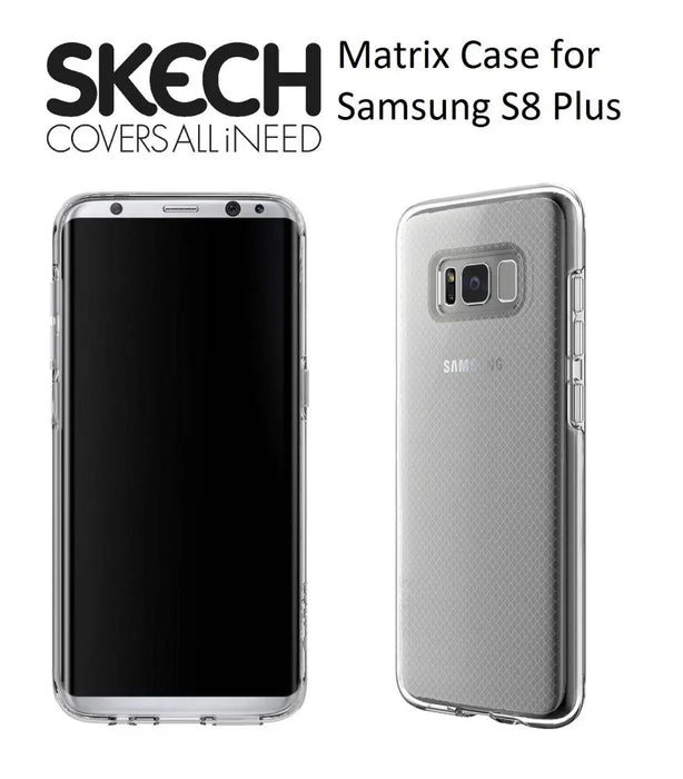 Samsung Galaxy S8+ S8 Plus SKECH Matrix Crystal Case SK52-MTX-CLR - LX2001 - Homewares, Outdoor, Phone Accessories, Cases, Speakers, Headphones + More -