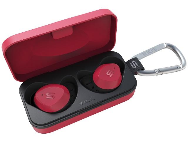 SOUL S-Fit All-Conditions True Wireless Bluetooth Earphones Earbuds - Red SS57RD 4897057392525
