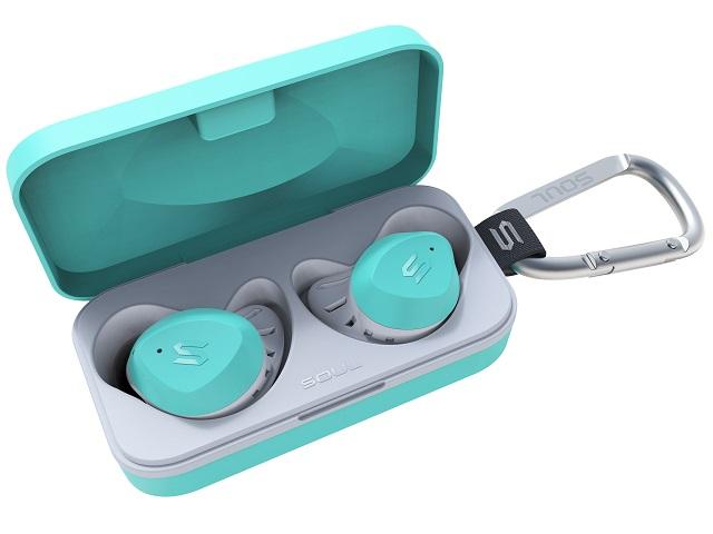 SOUL S-Fit All-Conditions True Wireless Bluetooth Earphones Earbuds - Teal SS57TL 4897057392549