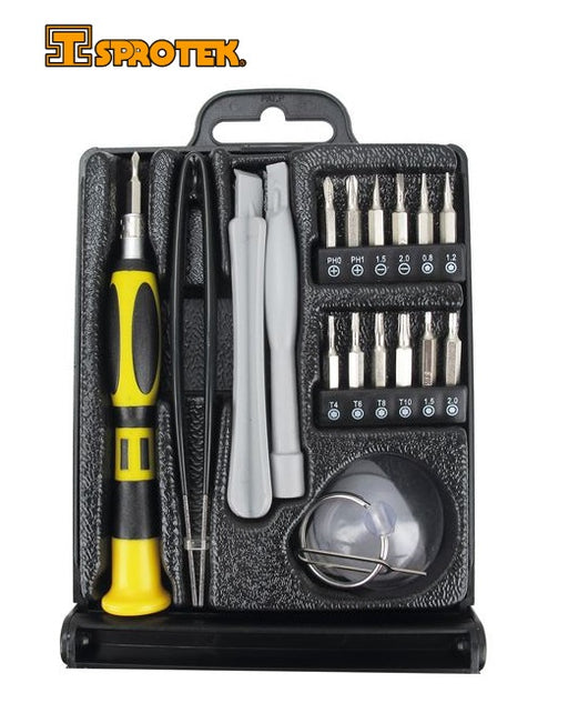 SPROTEK 20 Piece Phone Device Repair Tool Kit TC-STE3010