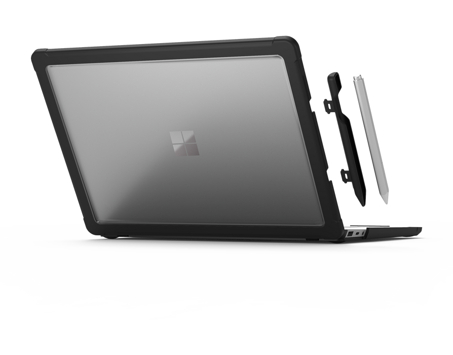 STM Dux Case for Microsoft Surface Laptop 4, 3 & 2 13.5" - Black / Clear