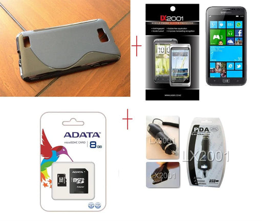 Samsung Ativ S I8750 Case Car Charger 8GB MicroSD - LX2001 - Homewares, Outdoor, Phone Accessories, Cases, Speakers, Headphones + More -