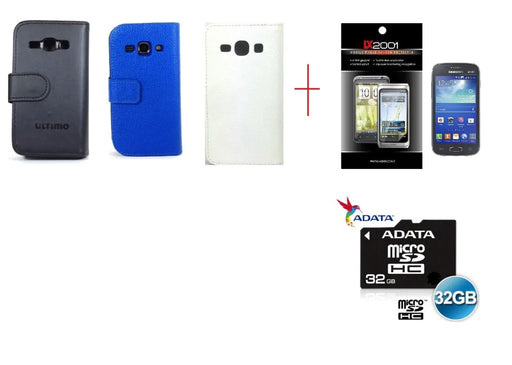 Samsung Galaxy Ace 3 Leather Case + 32GB MicroSD - LX2001 - Homewares, Outdoor, Phone Accessories, Cases, Speakers, Headphones + More -