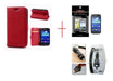 Samsung Galaxy Ace 3 Leather Case RED + Car Charger - LX2001 - Homewares, Outdoor, Phone Accessories, Cases, Speakers, Headphones + More -