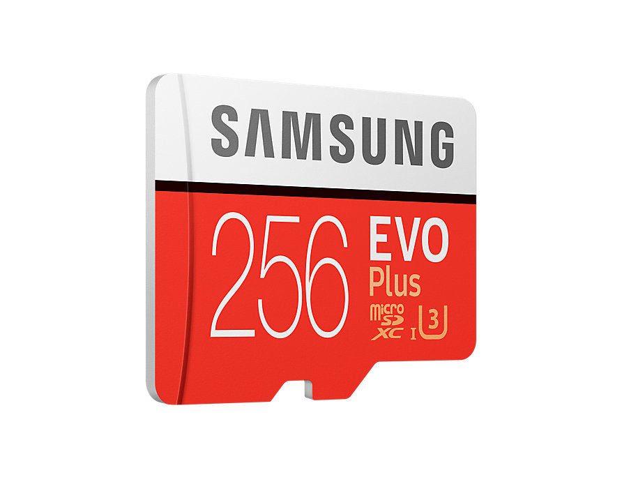 Samsung Evo Plus 256GB Micro SDHC Memory Card with SD Adapter MB-MC256GA/APC