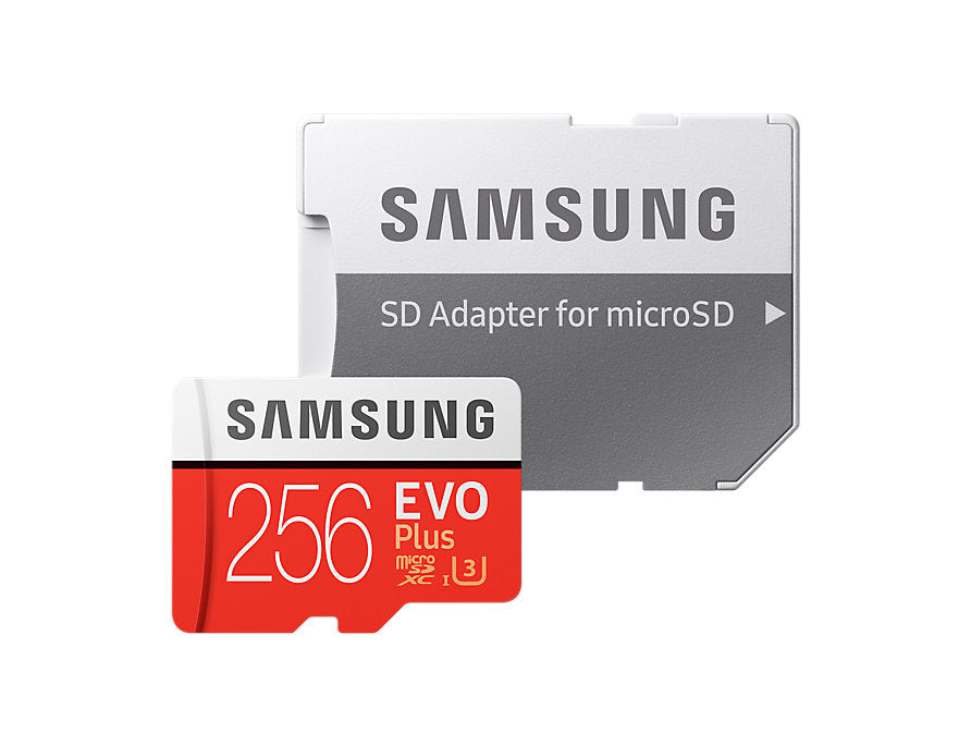 Samsung Evo Plus 256GB Micro SDHC Memory Card with SD Adapter MB-MC256GA/APC