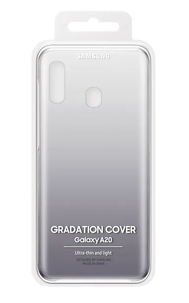 Samsung Galaxy A20 6.4" Gradation Case - Black EF-AA205CBEGWW 8801643888770