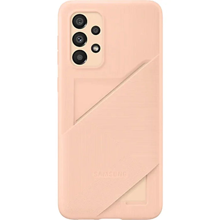 Samsung Galaxy A33 5G 6.4" Card Slot Cover Case - Peach - LX2001 - Homewares, Outdoor, Phone Accessories, Cases, Speakers, Headphones + More -