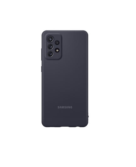 Samsung Galaxy A72 6.7" Silicone Cover Case - Black EF-PA725TBEGWW 8806090876356