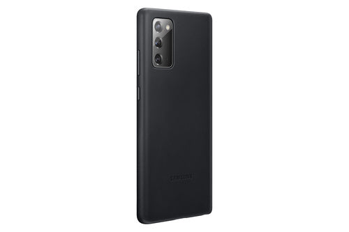 Samsung Galaxy Note 20 6.7" Leather Cover - Black EF-VN980LBEGWW 8806090558191