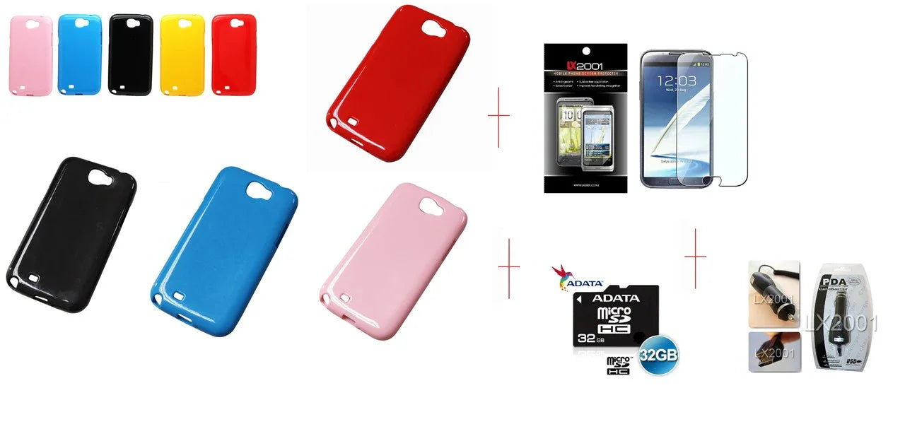 Samsung Galaxy Note 2 N7100 Case 32GB Charger - LX2001 - Homewares, Outdoor, Phone Accessories, Cases, Speakers, Headphones + More -