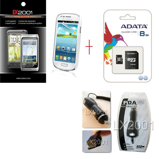 Samsung Galaxy s3 Mini SP + Car Charger + 8GB - LX2001 - Homewares, Outdoor, Phone Accessories, Cases, Speakers, Headphones + More -