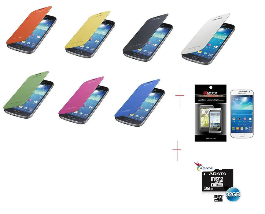 Samsung Galaxy S4 Mini Leather Flip Case 32GB - LX2001 - Homewares, Outdoor, Phone Accessories, Cases, Speakers, Headphones + More -