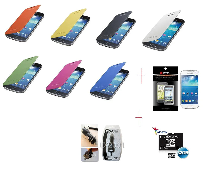 Samsung Galaxy S4 Mini Leather Case 32GB Charger - LX2001 - Homewares, Outdoor, Phone Accessories, Cases, Speakers, Headphones + More -